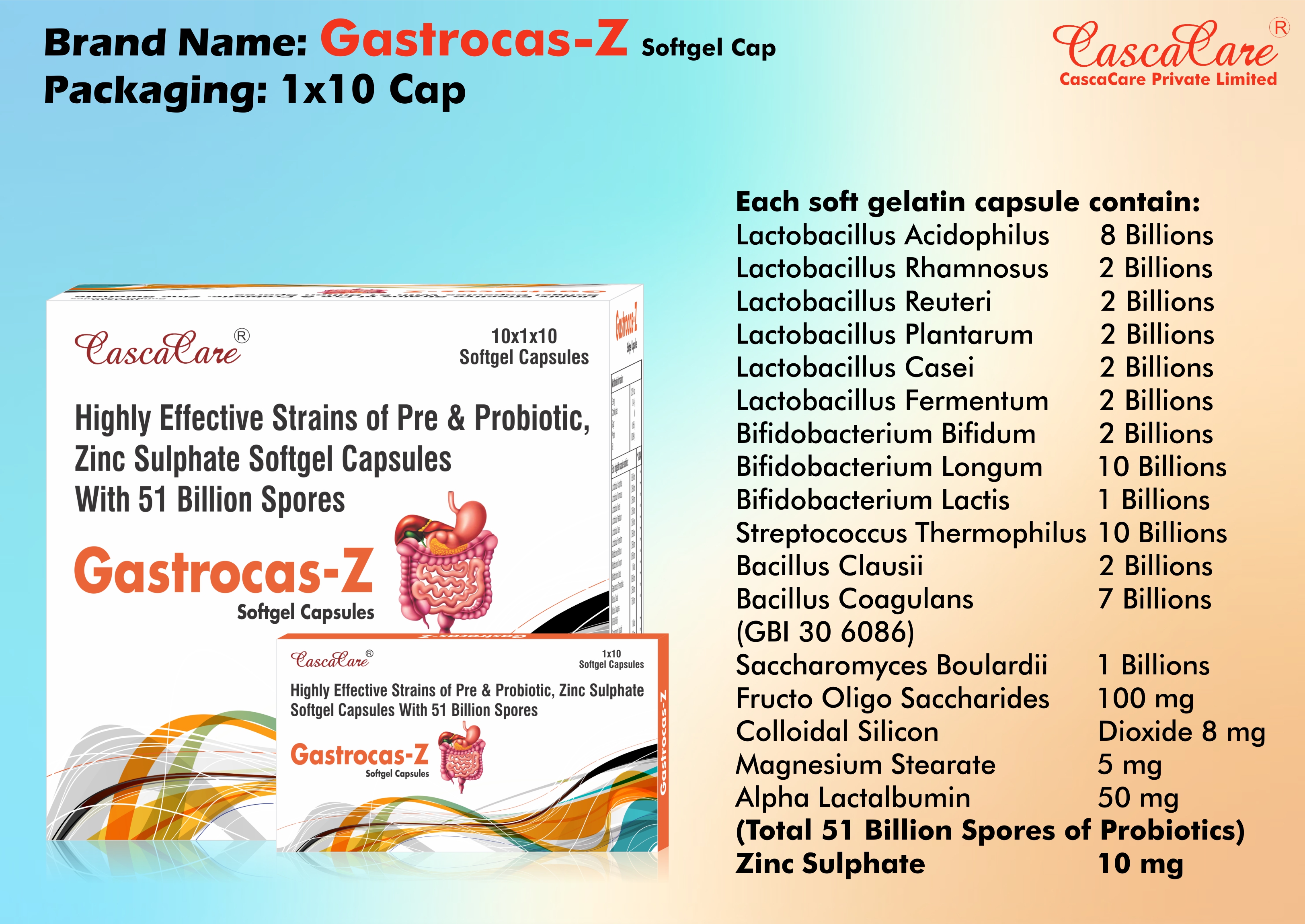 Gastrocas Z Cap